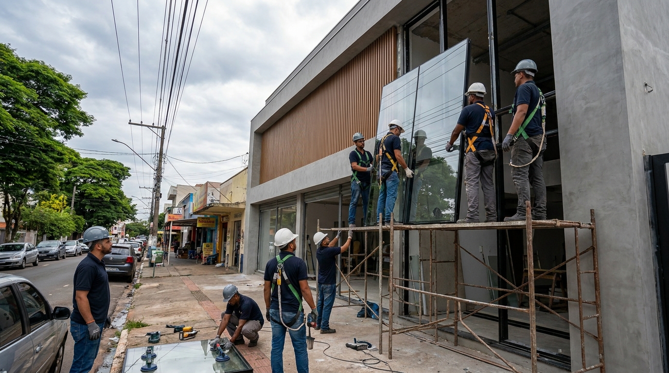 Fachada de Vidro em Curitiba‑PR