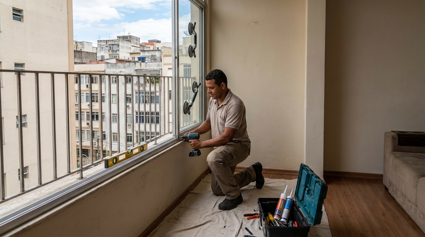 Janelas de Vidro em Curitiba‑PR